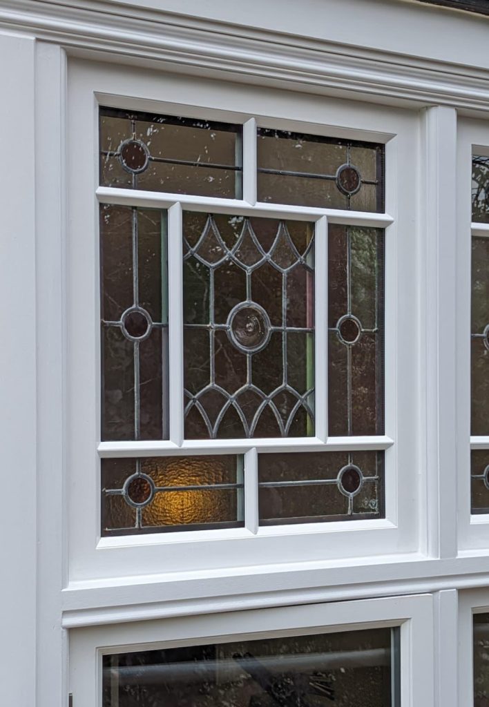 Heritage timber sash frame preserved with double glazing installation